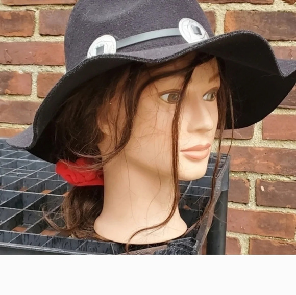 Black Felted  Rodeo Conch hat - Picture 5 of 10
